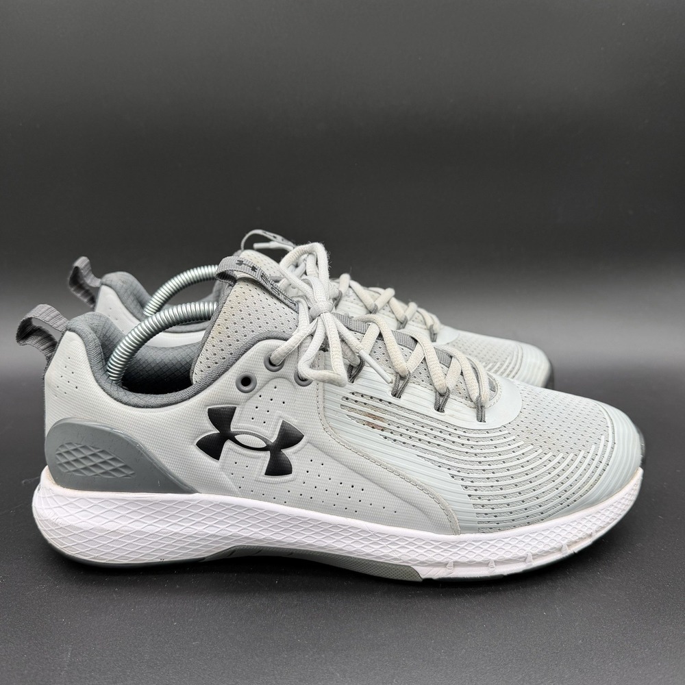 Under Armour Charged Commit TR 3 Training Shoes Men's Sz 11 Mod Grey 3023703-105